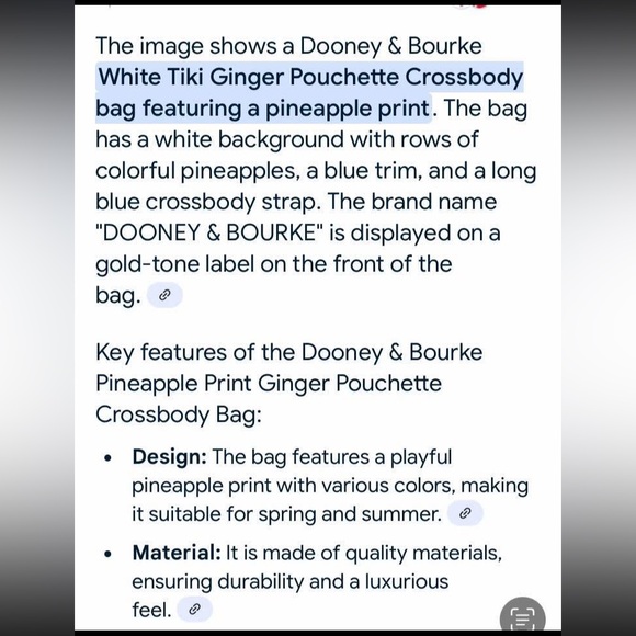 Dooney and bourke pineapple bag - Picture 10 of 10